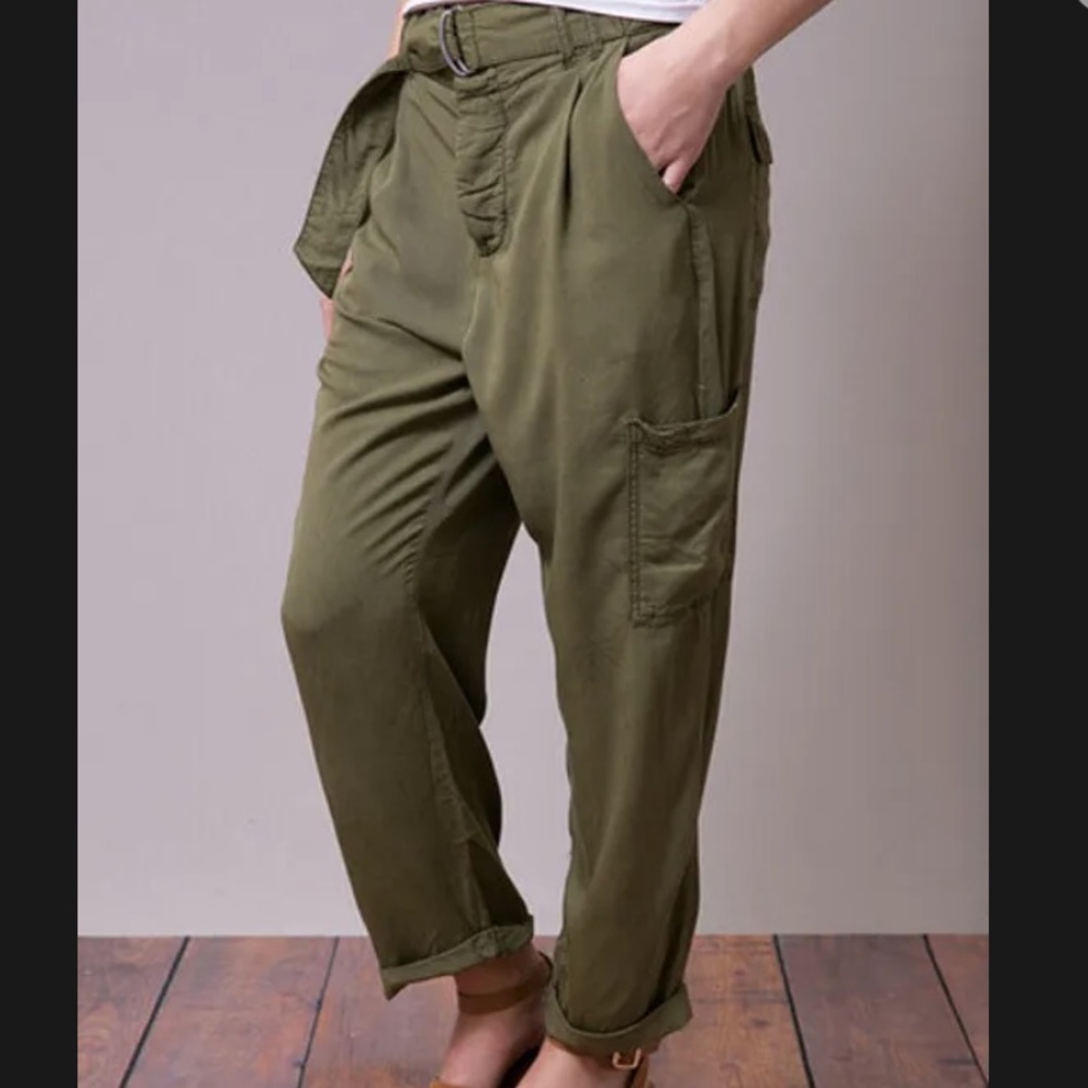 New with tags, Free People, army green cargo pants